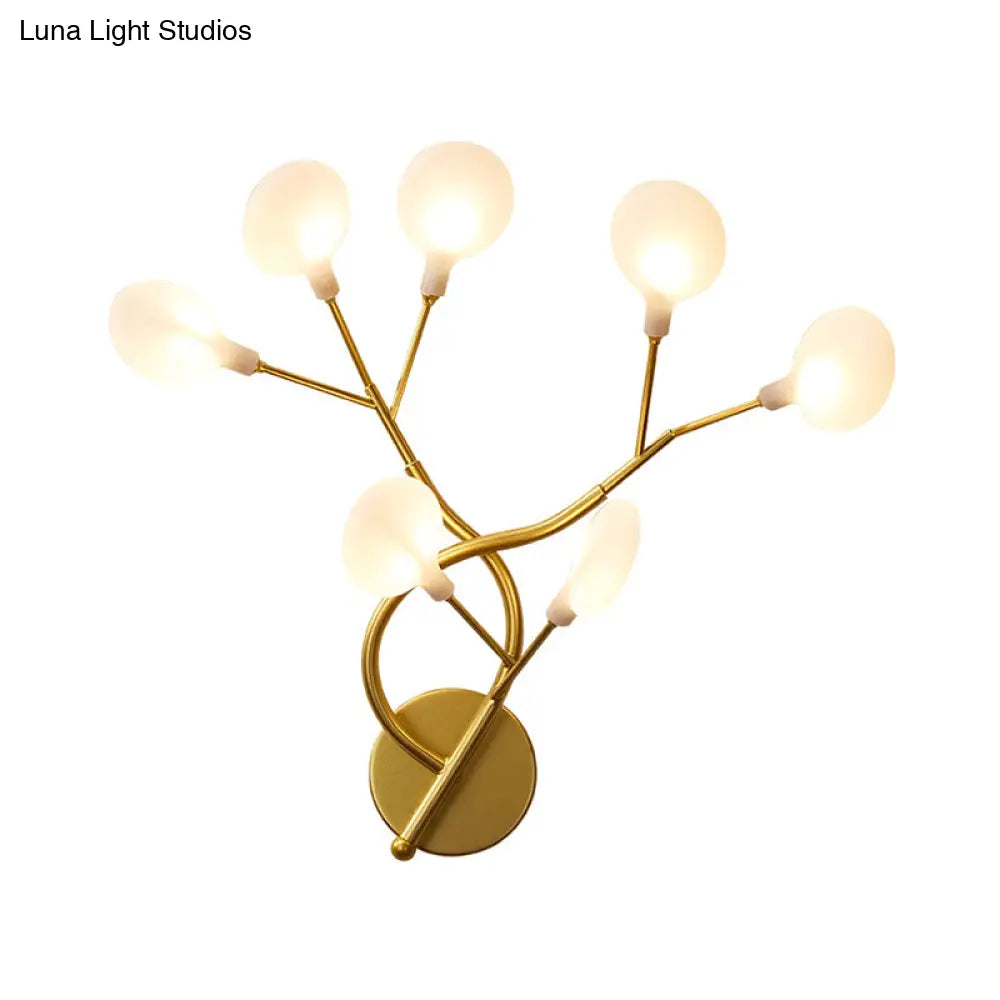 DecorBites™ Glowing Acrylic LED Wall Light for Modern Bedside Lighting