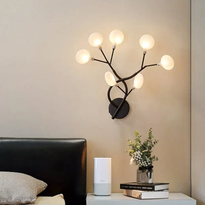 DecorBites™ Glowing Acrylic LED Wall Light for Modern Bedside Lighting