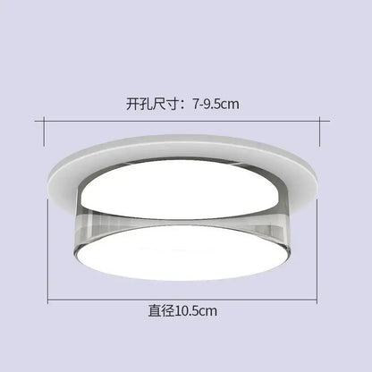 Gold and frosted crystal led ceiling lamp for living room