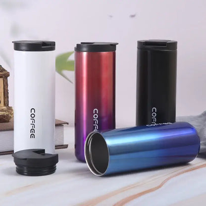 Gold & black insulated espresso cup kitchen thermal travel mug