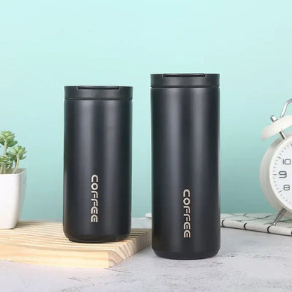 Gold & black insulated espresso cup kitchen thermal travel mug