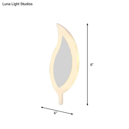 Gold & brown crescent led wall light – children’s bedroom sconce