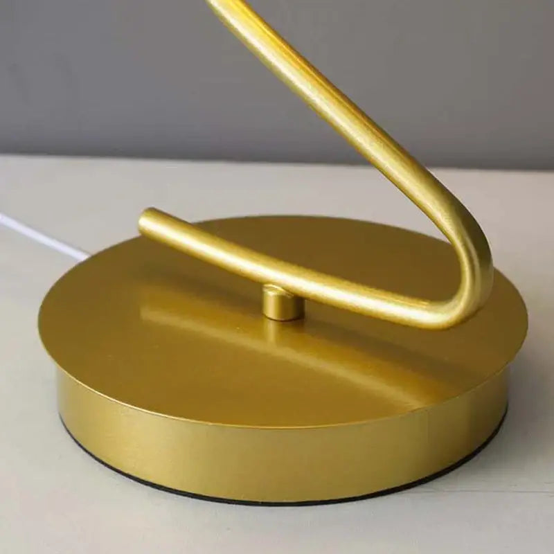 Gold butterfly led table lamp bedroom accent light