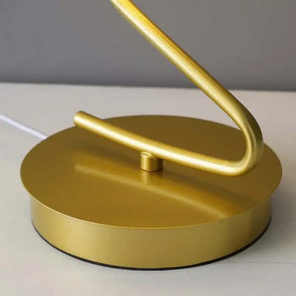 Gold butterfly led table lamp for bedroom decor