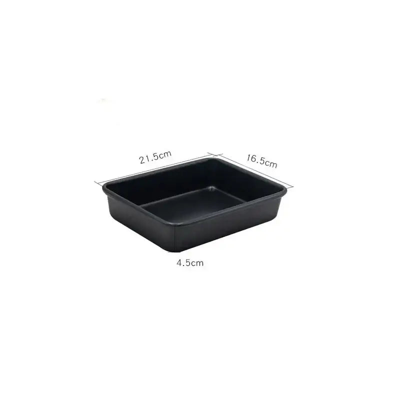 Gold carbon steel cake baking tray set kitchen non stick pan