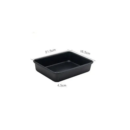 Gold carbon steel cake baking tray set kitchen non stick pan