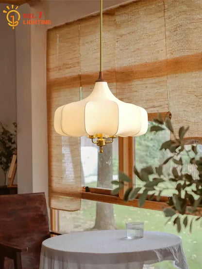Gold lustre medieval brass pendant lights for dining room