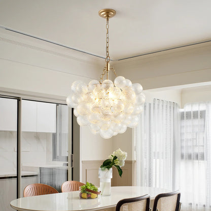DecorBites™ Gold Pendant Chandelier with Adjustable Height