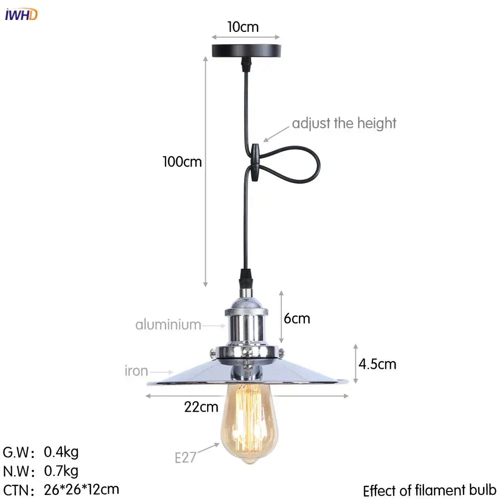 Gold retro edison fluted petal pendant lights for dining room