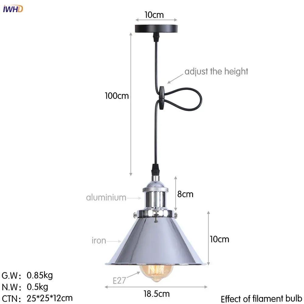 Gold retro edison fluted petal pendant lights for dining room