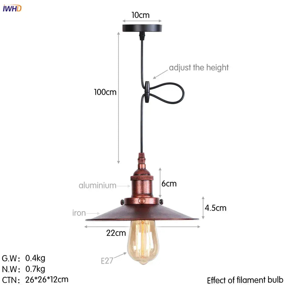 Gold retro edison fluted petal pendant lights for dining room