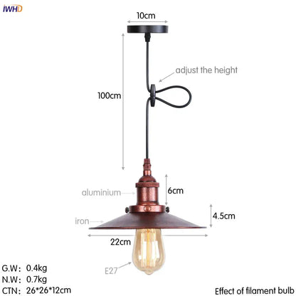 Gold retro edison fluted petal pendant lights for dining room