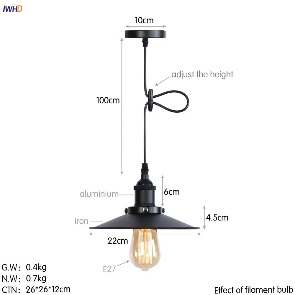 Gold retro edison fluted petal pendant lights for dining room