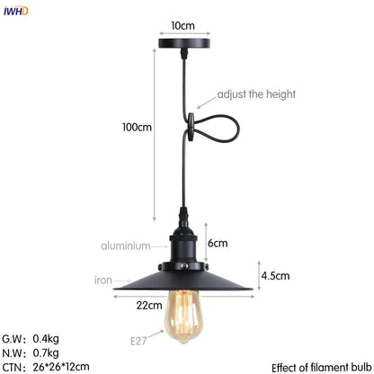 Gold retro edison fluted petal pendant lights for dining room