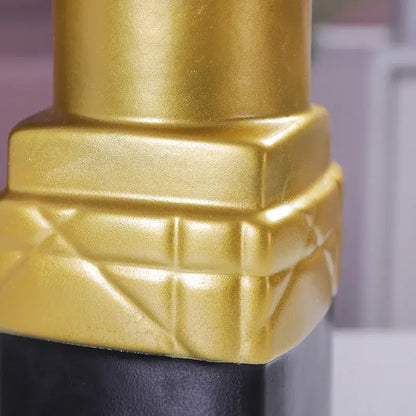 Gold & silver lipstick vase resin bedroom flower ornament