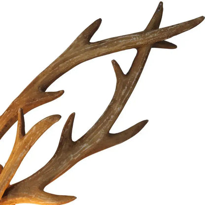 Golden antler deer horn wall lamp living room candle sconce
