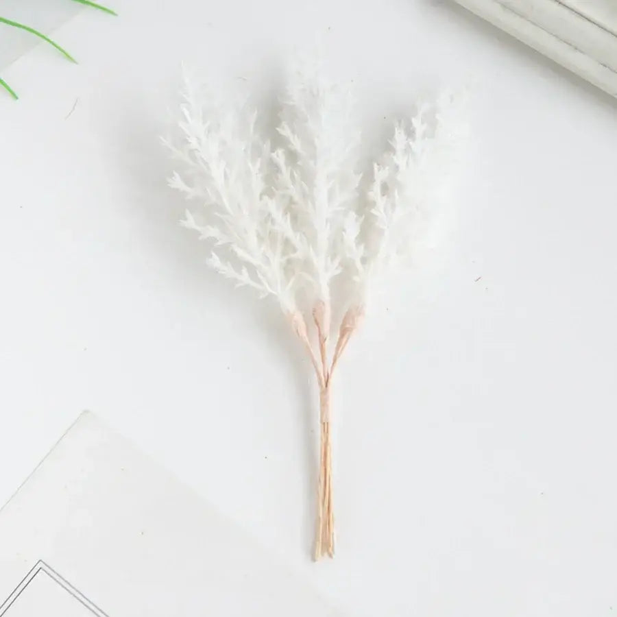 Golden artificial autumn branches set living room decor