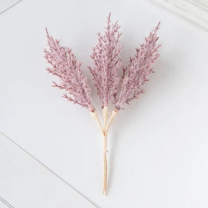 Golden artificial autumn branches set living room decor