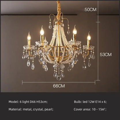 Golden cascading crystal led chandelier pendant light for villa stairs