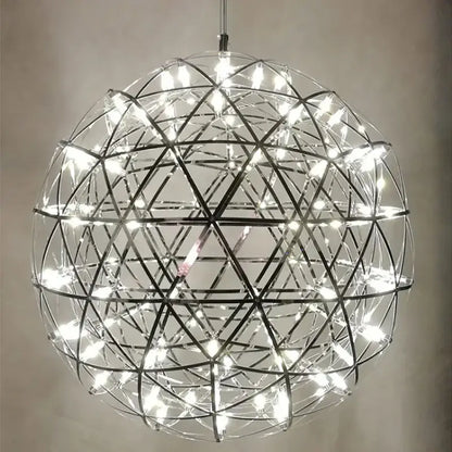 Golden gypsophila sparkball pendant lights living room chandelier