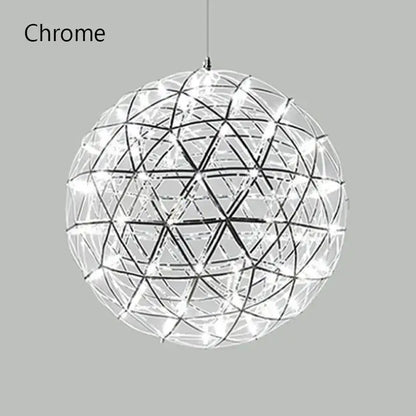 Golden gypsophila sparkball pendant lights living room chandelier
