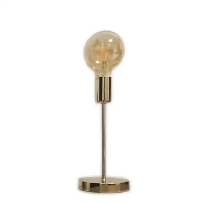 Golden modern led bedside lamp textured glass bedroom light