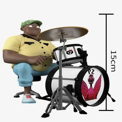 Gorillaz band resin action figure set bedroom collectible decor