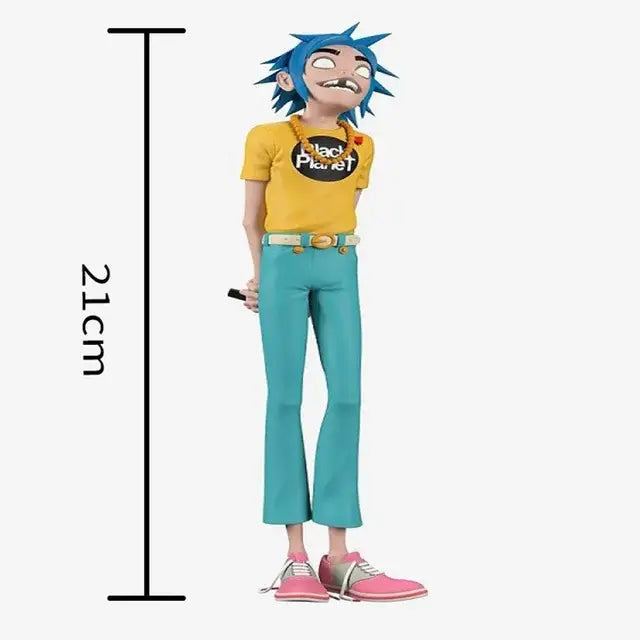 Gorillaz band resin action figure set bedroom collectible decor