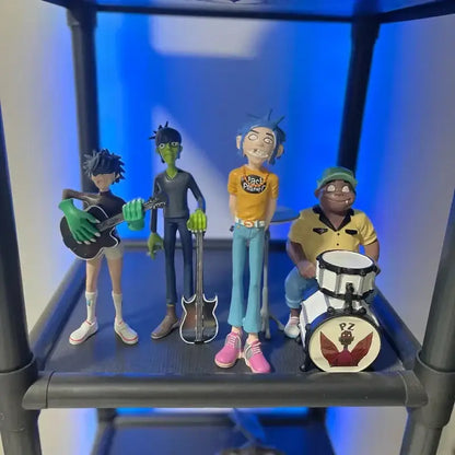 Gorillaz band resin action figure set bedroom collectible decor
