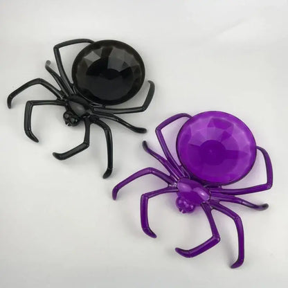 Gothic gemstone skull spider tray dining room candy storage plate