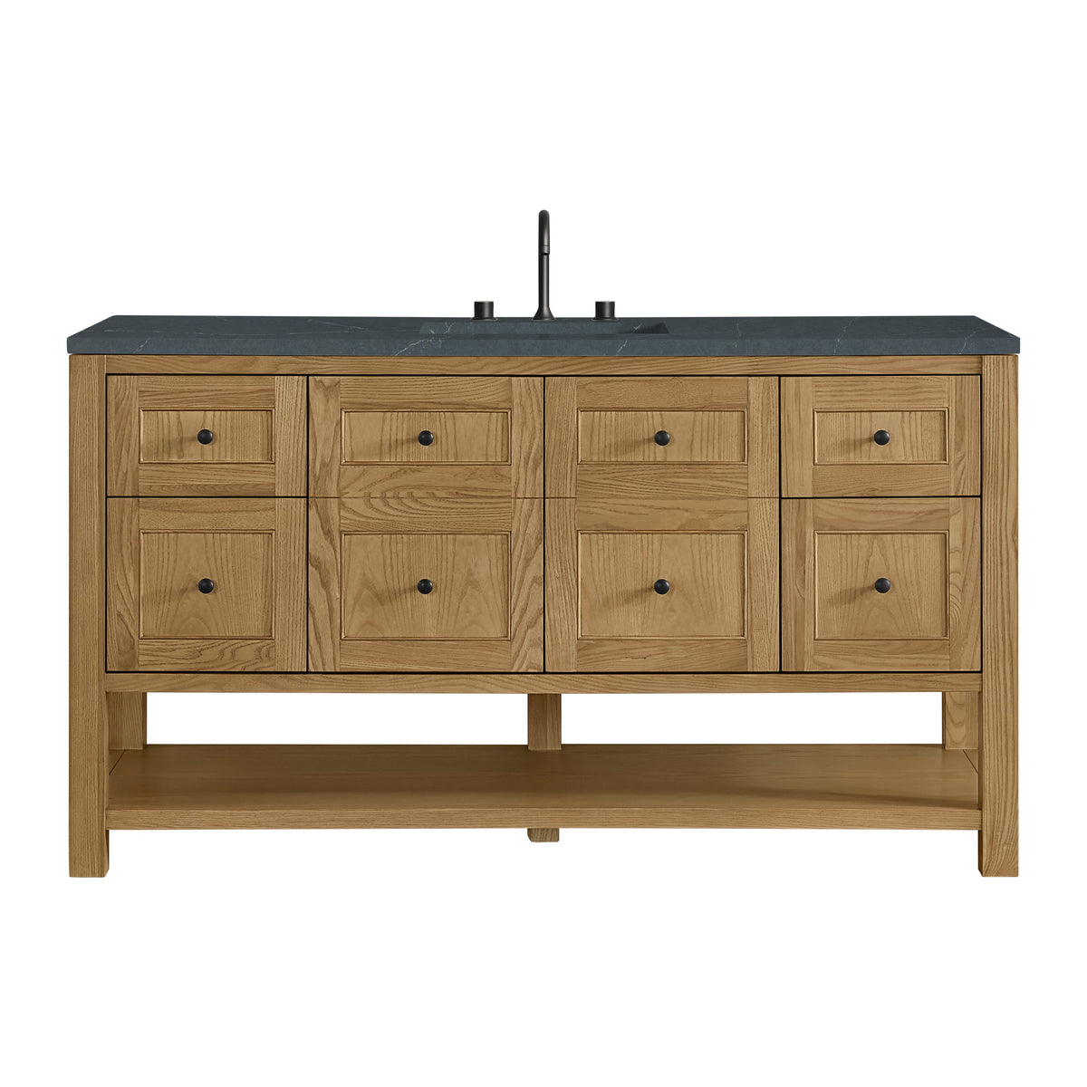 James Martin Breckenridge 60" Single Bathroom Vanity, Light Natural Oak