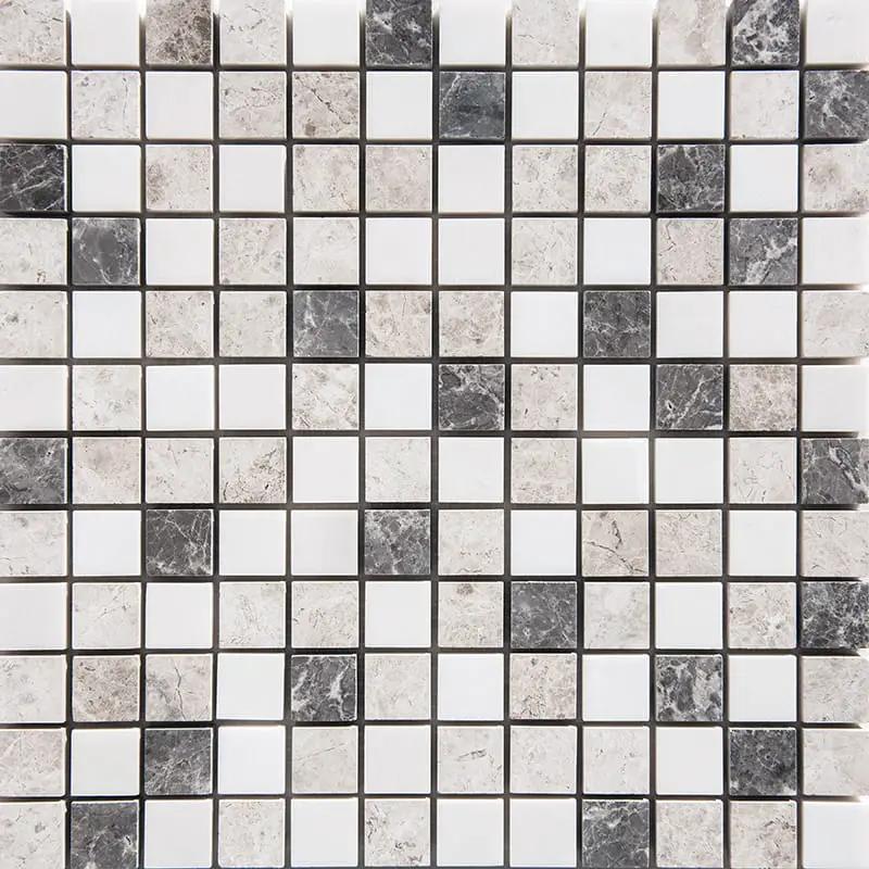 Granada Blend Polished 1x1 Marble Mosaics 12x12