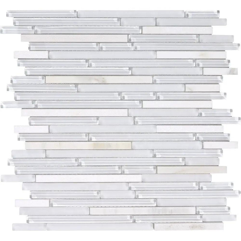 Granita Gloss Liner Blend Glass Mosaics 12x12