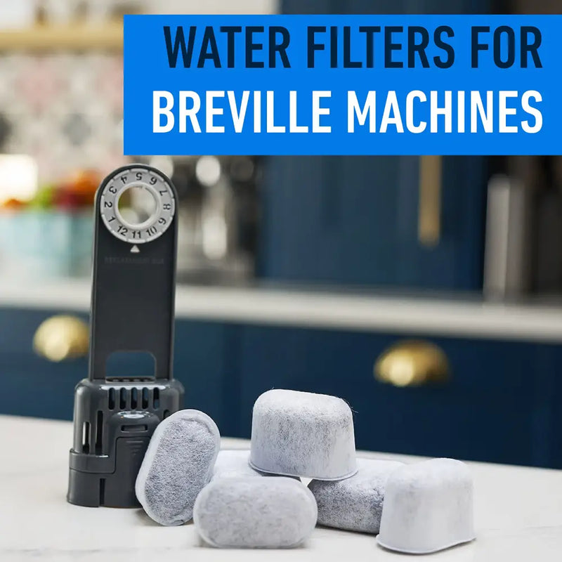 Gray charcoal espresso machine water filter 6 pack kitchen accessory