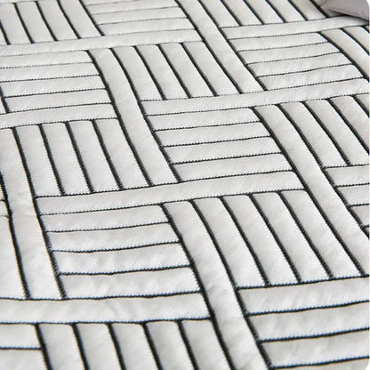 Gray cooling ice bean mesh quilted mattress pad bedroom bed mat