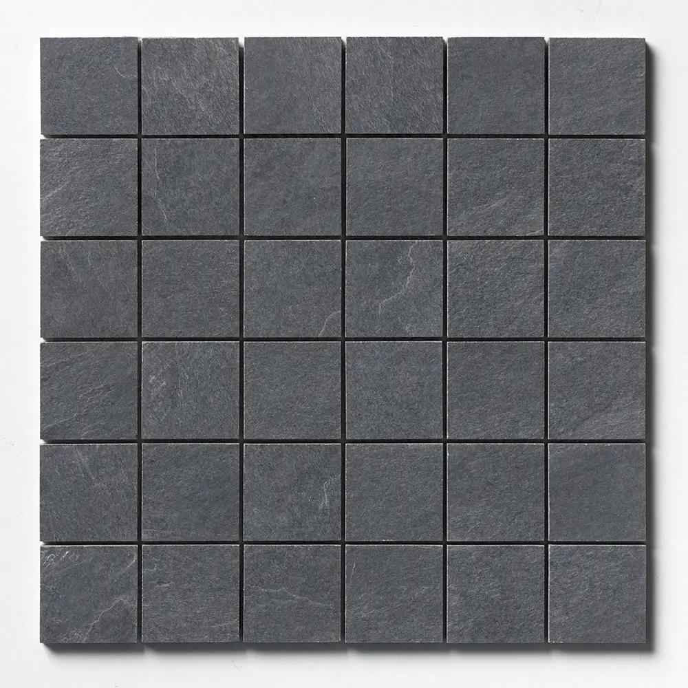 Gray Flow 2x2 Mos Natural Rect 12x12 Ft2