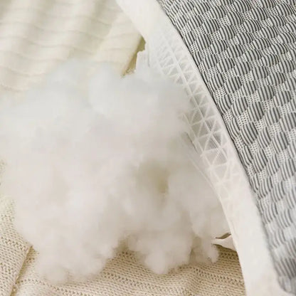 Gray ice rayon cooling pillow bedroom cervical neck support