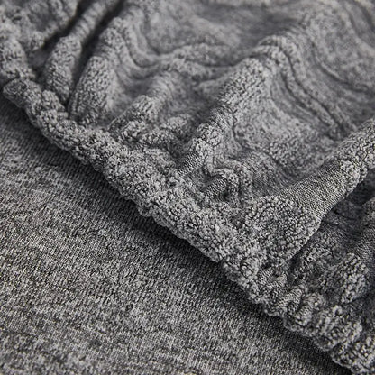 Gray jacquard sofa seat cover living room furniture protector