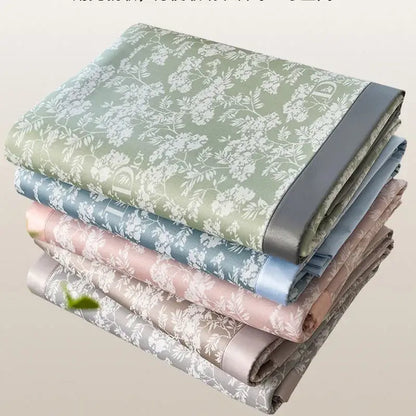 Gray & lavender branch pattern bed mat set bedroom cooling mattress