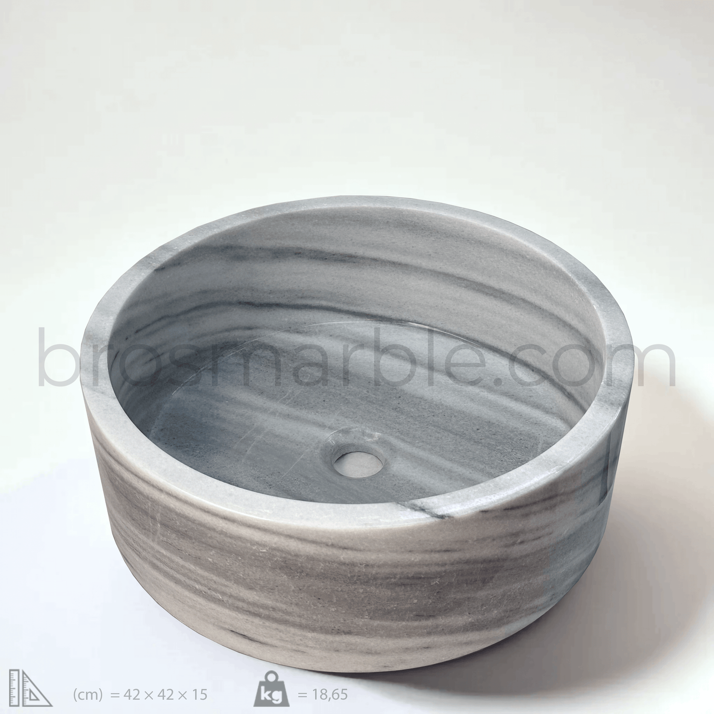 Gray Marble Sink