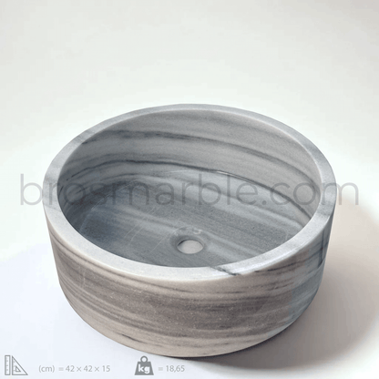 Gray Marble Sink