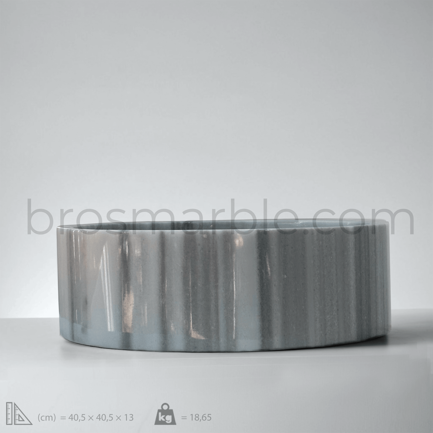 Gray Marble Sink