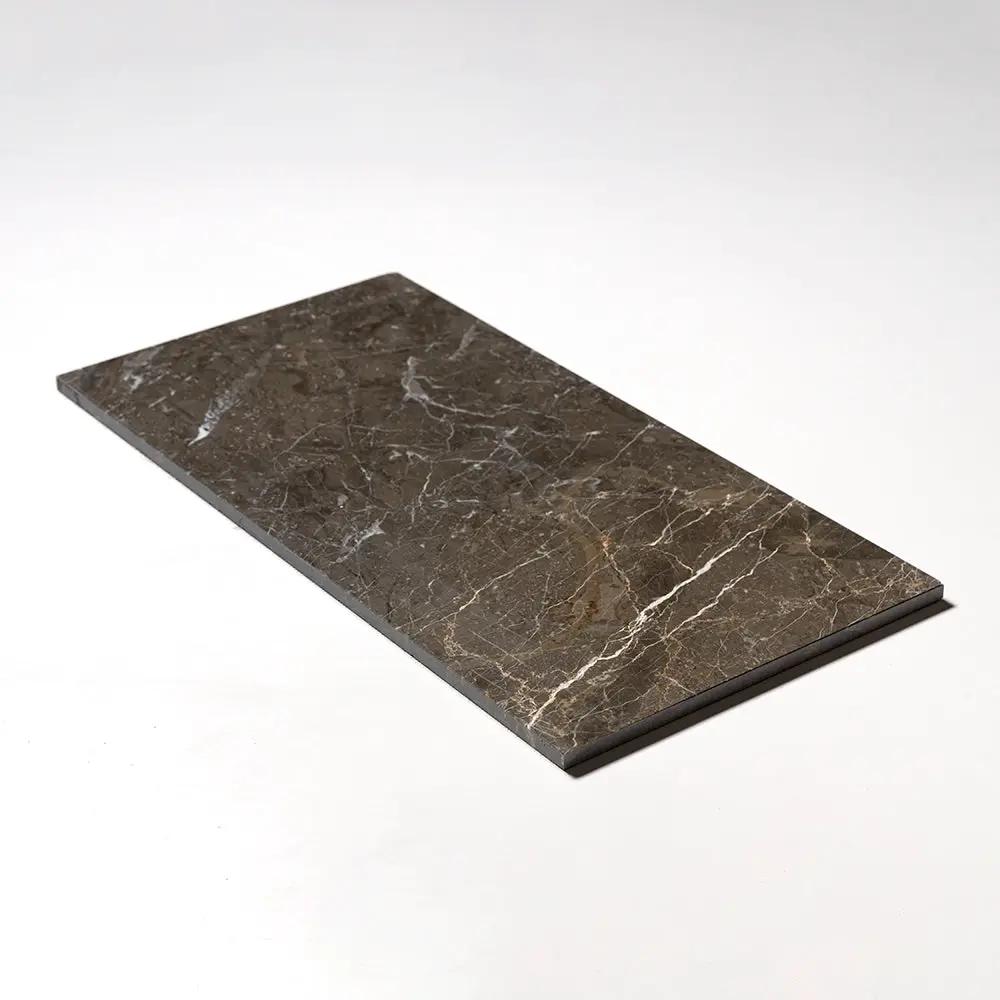 Gray Polished Marble Tiles 12x24
