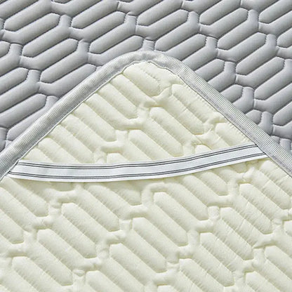 Gray quilted cooling latex summer mat set bedroom bed pad