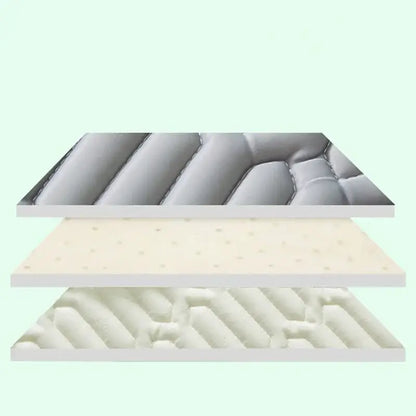 Gray quilted cooling latex summer mat set bedroom bed pad