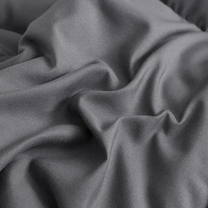 Gray quilted king size comforter bedroom soft plush blanket