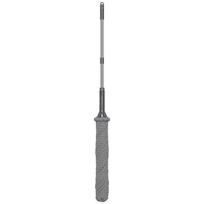 Gray silver easy spin mop with microfiber head for kitchen floors