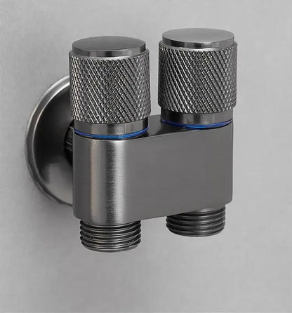 Gray stainless steel bidet faucet set bathroom high pressure spray gun
