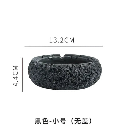 Gray volcanic stone cement astronaut ashtray for living room