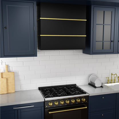Akicon 30" Stainless Steel Wall Mount Range Hood with 600 CFM Vent Hood
